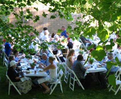 The Lodge is great for group events, including weddings!